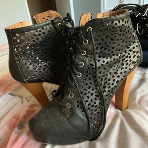 Laser cut booties